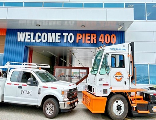APM Terminals electrifies its fleet at Pier 400 with Orange EV and upskills its workforce to accelerate towards net zero