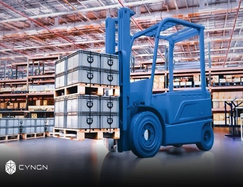High-Fidelity Forklift Simulation Advanced by Cyngn Through FMU Integration in NVIDIA Isaac Sim