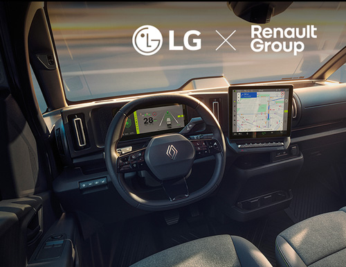 LG to Supply Integrated Cockpit Solution for Renault Group&rsquo;s First Commercial SDV
