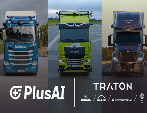 PlusAI, TRATON GROUP Expand Global Partnership to Accelerate Autonomous Truck Commercialization